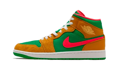 Air Jordan 1 Mid Wheat Watermelon - DX4365-700 - View 1 | Next Step