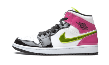 Air Jordan 1 Mid White Black Cyber Pink - CZ9835-100-CZ9834-100 - View 1 | Next Step