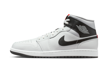 Air Jordan 1 Mid White Neutral Grey Infrared - DQ8426-109 - View 1 | Next Step