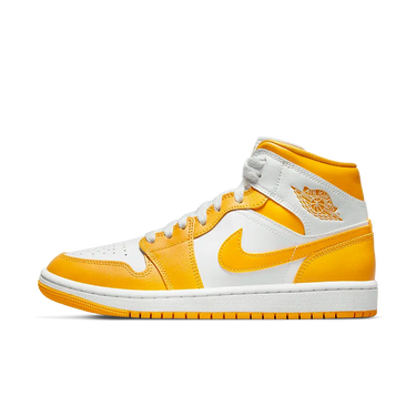Air Jordan 1 Mid White University Gold - BQ6472-117 - View 1 | Next Step