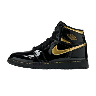 Air Jordan 1 Retro High Black Metallic Gold (2020) (GS) - 575441-032 - View 1 | Next Step
