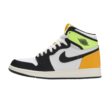 Air Jordan 1 Retro High White Black Volt University Gold (GS) - 575441-118 - View 1 | Next Step