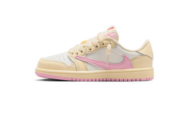 Air Jordan 1 Retro Low OG SP Travis Scott Shy Pink (PS) - IQ7605-100 - View 1 | Next Step