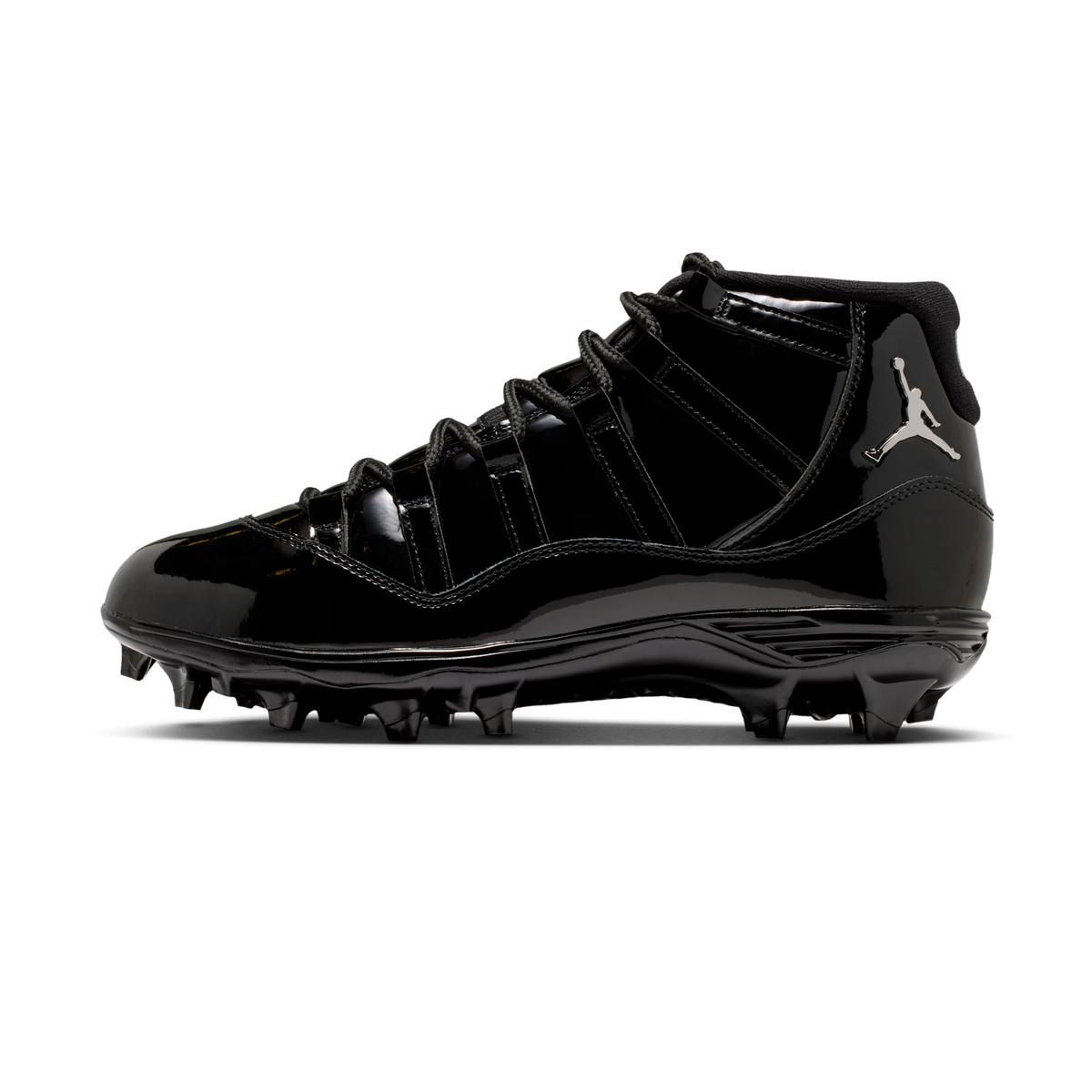 Air Jordan 11 Mid TD Cleat Patent Black