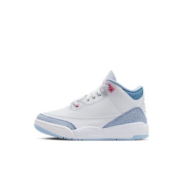 Air Jordan 3 Retro White Cobalt Bliss (PS) - HQ0783-101 - View 1 | Next Step