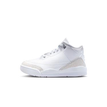 Air Jordan 3 Retro White/White/Metallic Silver | Next Step