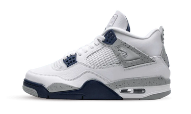 Air Jordan 4 Retro White Midnight Navy - 408452-140-DH6927-140 - View 1 | Next Step
