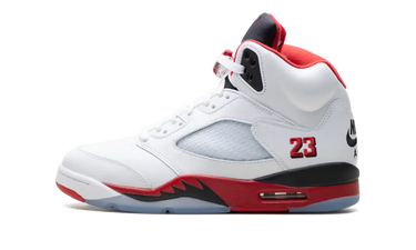 Air Jordan 5 Retro Fire Red Black Tongue (2025) - HQ7980-101-HQ7978-101 - View 1 | Next Step