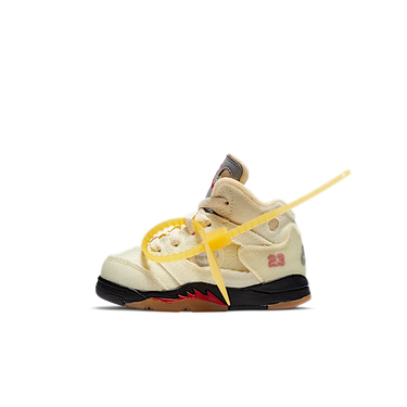 Air Jordan 5 Retro Off-White Sail (TD) - CV4828-100 - View 1 | Next Step