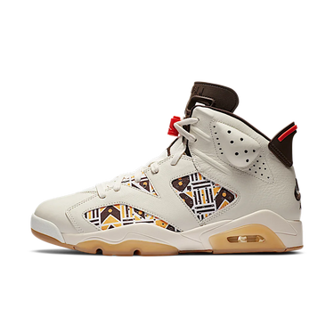 Air Jordan 6 Retro Quai 54 Sail Brown (2020) - CZ4152-100 - View 1 | Next Step