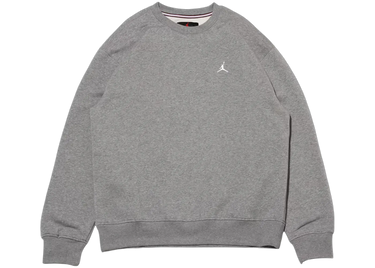 Air Jordan Brooklyn Fleece Crew Sweatshirt Gray - FV7293-091 - View 1 | Next Step