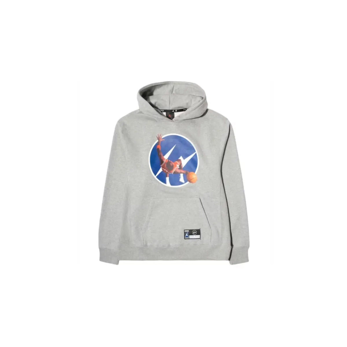 Air Jordan x Fragment Image Pullover Hoodie Dark Grey Heather