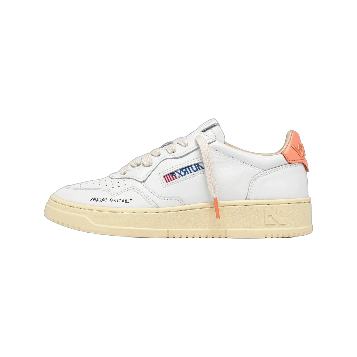 Autry Medalist DL White Peach Pink (Women's)