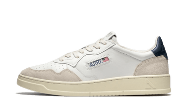 Autry Medalist Leather Low White Blue - AULW-LS28 - View 1 | Next Step