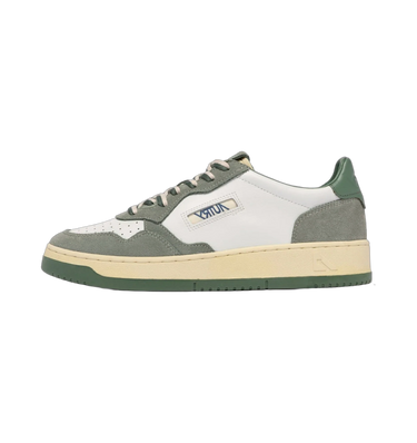 Autry Medalist Low White Military Green Sea Spray - AULM-BW02 - View 1 | Next Step
