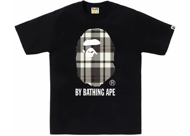 BAPE Check By Bathing Ape Tee Black - 1J80-110-052 - View 1 | Next Step