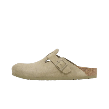 Birkenstock Boston Suede Faded Khaki - 1025788/1025844 - View 1 | Next Step