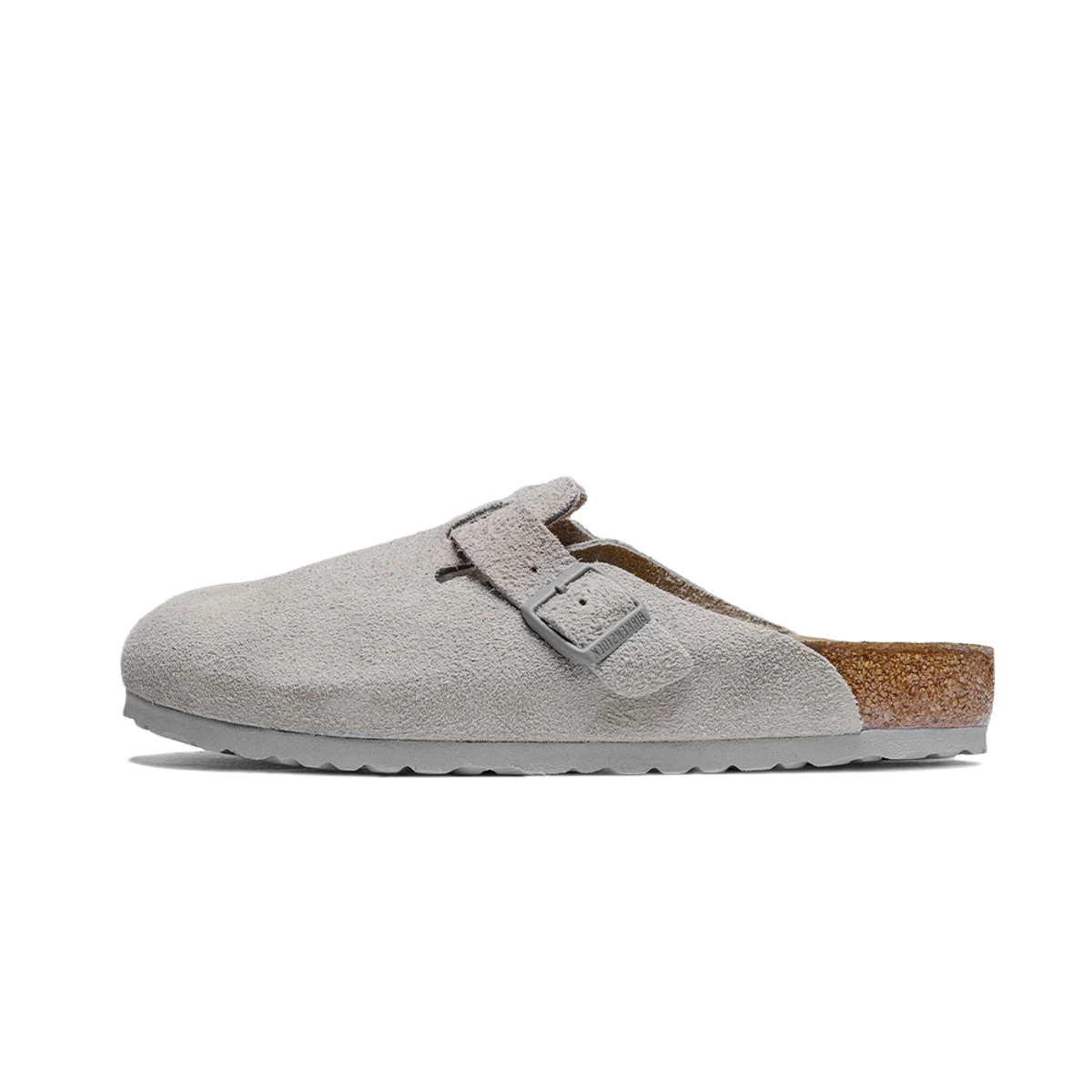 Birkenstock Boston Suede Stone Coin