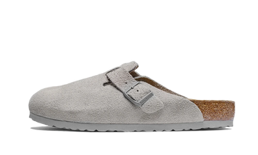 Birkenstock Boston Suede Stone Coin - 1027688/1027751 - View 1 | Next Step