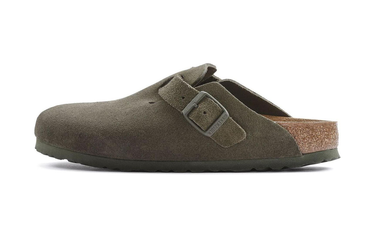 Birkenstock Boston Suede Thyme - 1024721/1024714 - View 1 | Next Step