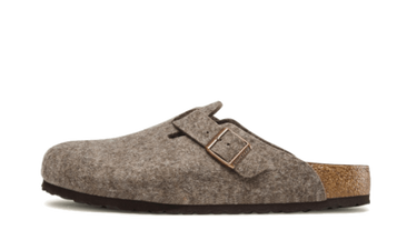 Birkenstock Boston Wool Felt Cacao - 0160581/0160583 - View 1 | Next Step