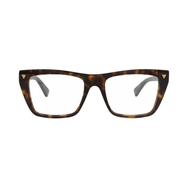 Bottega Veneta Square-Frame Recycled Acetate Optical Frames Havana/Transparent - BV1258O-30014564-002 - View 1 | Next Step