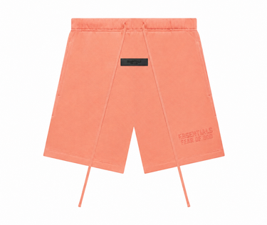 Pantalón corto Fear of God Essentials FW22 Coral Red oversized