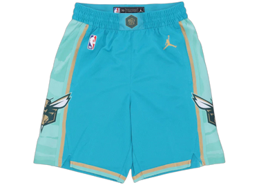 Nike NBA Charlotte Hornets City Edition 2023/24 Swingman shorts Teal/Club Gold