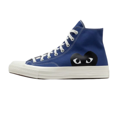 Converse Chuck Taylor All Star 70 Hi Comme des Garcons PLAY Blue Quartz - 171846C/A08794C - View 1 | Next Step