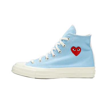 Converse Chuck Taylor All Star 70 Hi Comme des Garcons PLAY Bright Blue - 168300C - View 1 | Next Step
