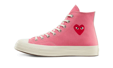 Converse Chuck Taylor All Star 70 Hi Comme des Garcons PLAY Bright Pink - 168301C - View 1 | Next Step