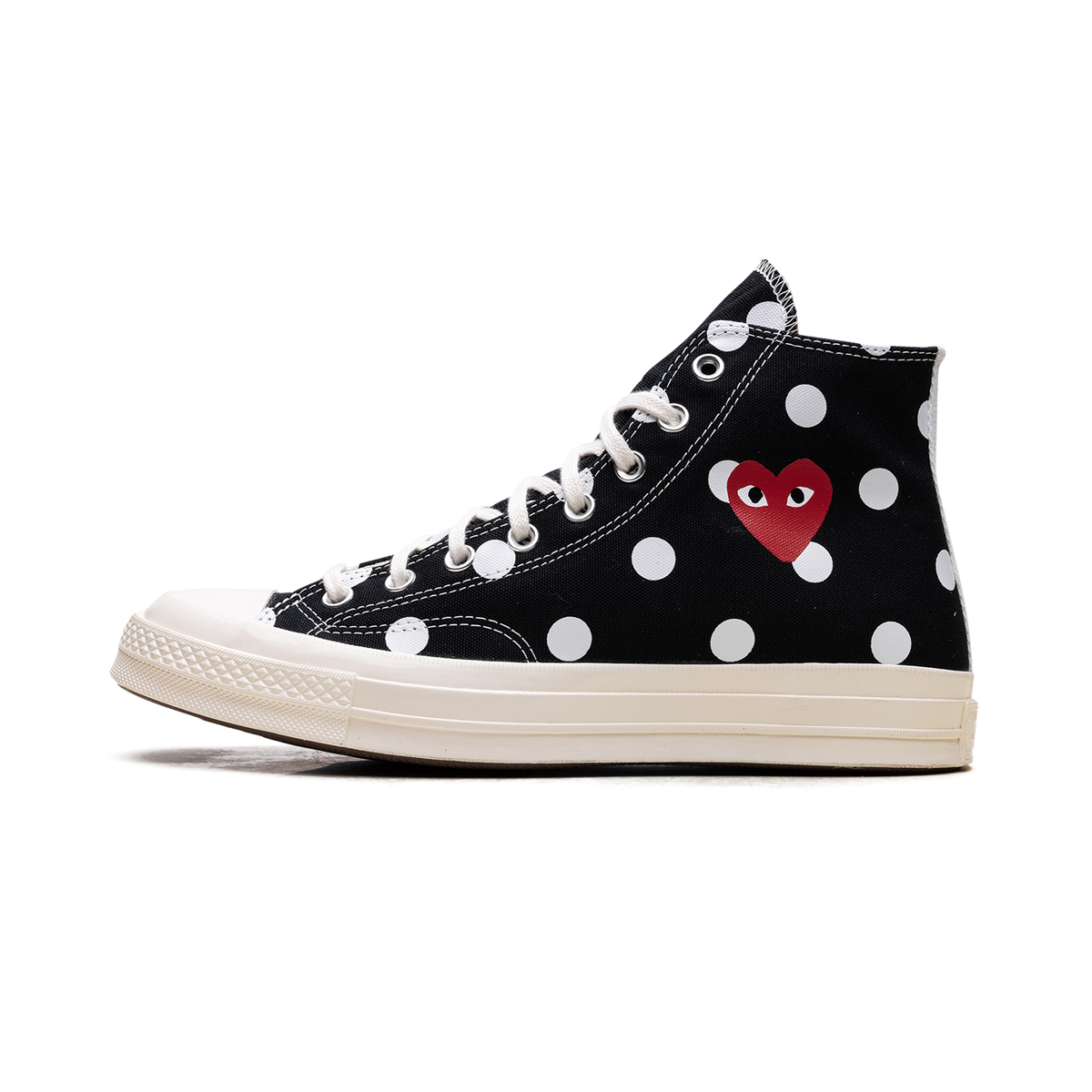 Converse Chuck Taylor All Star 70 Hi Comme des Garcons PLAY Polka Dot Black