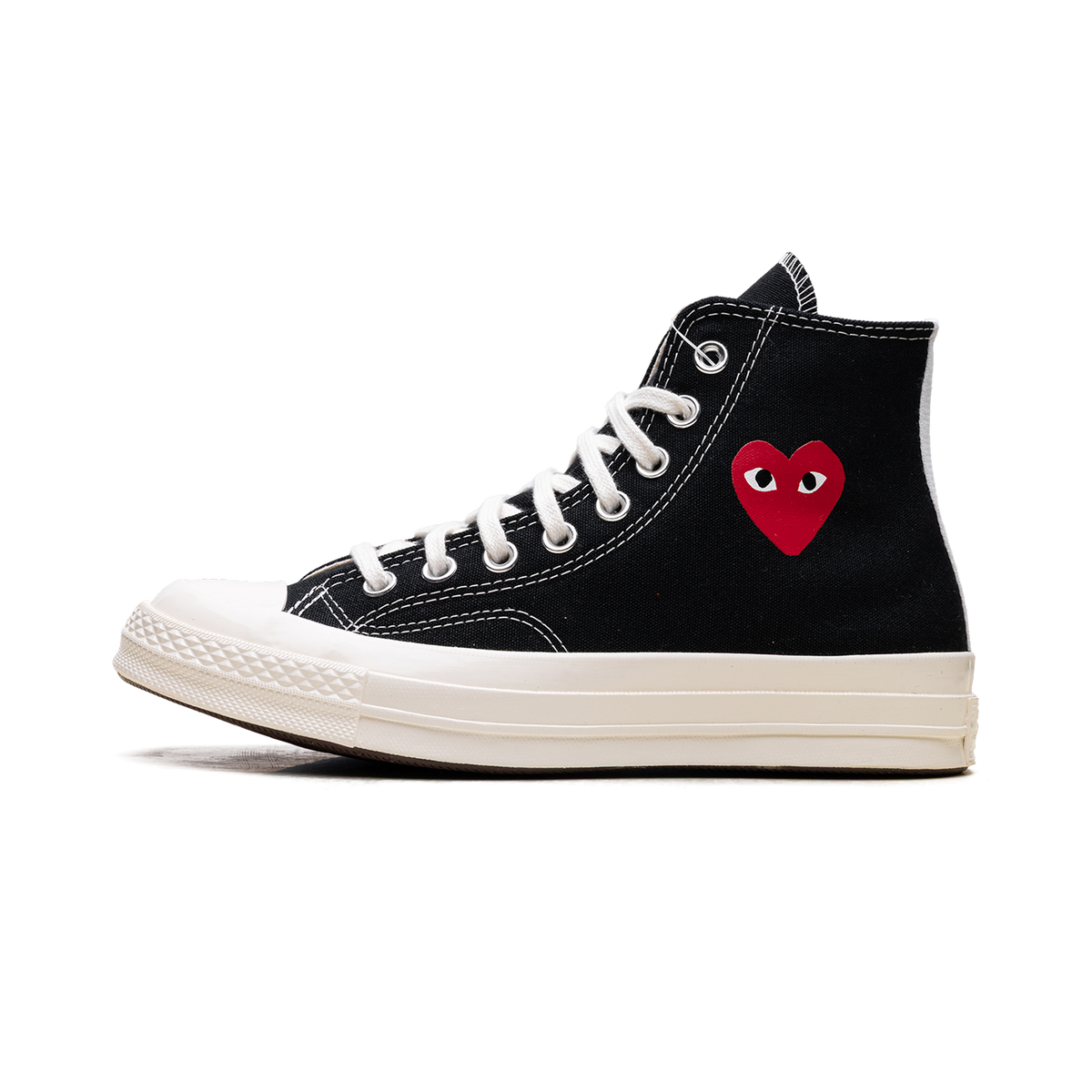 Converse Chuck Taylor All Star 70 Hi Comme des Garcons PLAY Single Heart Black
