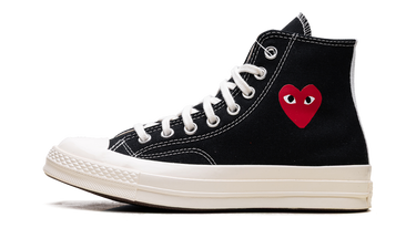 Converse Chuck Taylor All Star 70 Hi Comme des Garcons PLAY Single Heart Black | Next Step