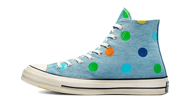 Converse Chuck Taylor All Star 70 Hi Golf Wang Denim Polka Dots - 170011C - View 1 | Next Step