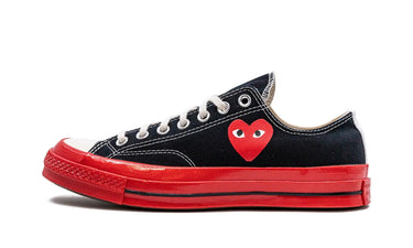 Converse Chuck Taylor All Star 70 Ox Comme des Garcons PLAY Black Red Midsole | Next Step