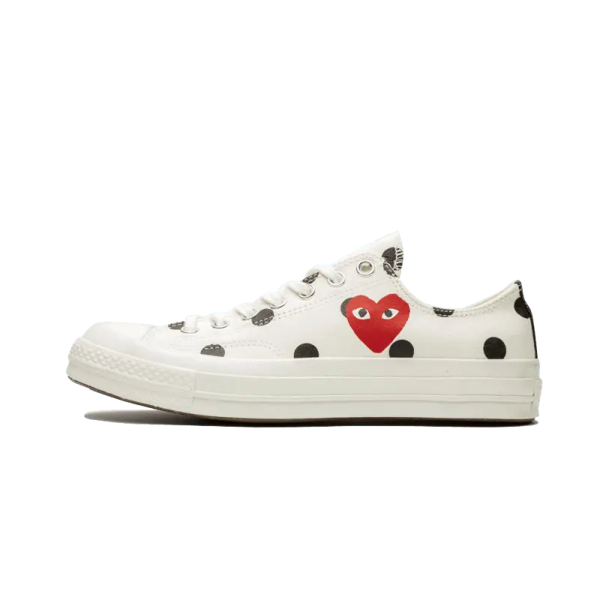 Converse Chuck Taylor All Star 70 Ox Comme des Garcons PLAY Polka Dot White