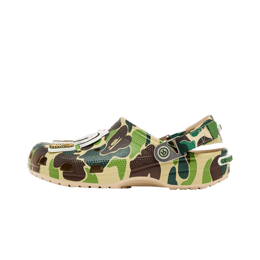 Crocs Classic Clog A Bathing Ape ABC Camo Green - 209627-212 - View 1 | Next Step