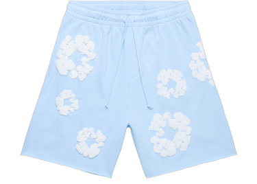 Denim Tears The Cotton Wreath Shorts Powder Blue - FW24BRS0012 - View 1 | Next Step
