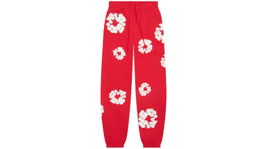 Denim Tears The Cotton Wreath Sweatpant Red - DTTCWSR - View 1 | Next Step