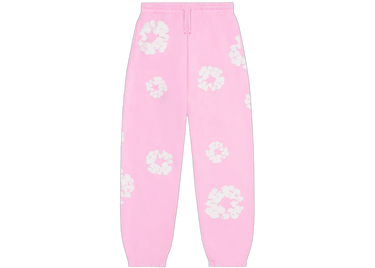 Denim Tears The Cotton Wreath Sweatpants Powder Pink - FW24BAS0601 - View 1 | Next Step