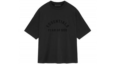 Fear of God Essentials Core Collection Heavy S/S Tee Black - 125SU242000F - View 1 | Next Step