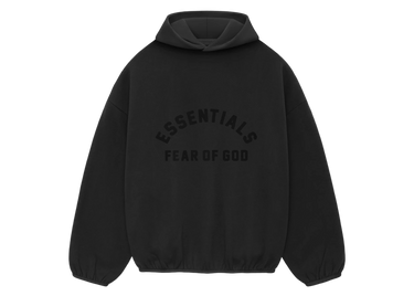 Fear of God Essentials Core Collection Nylon Fleece Hoodie Black/ Black - 202SU244310F - View 1 | Next Step