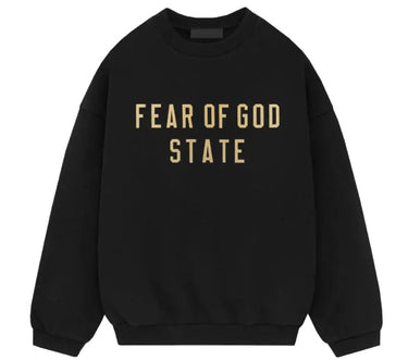 Fear of God Essentials Crewneck State Black - FW24 - View 1 | Next Step