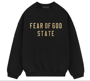Fear of God Essentials Crewneck State Black - FW24 - View 1 | Next Step