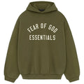 Fear of God Essentials FW24 Back to School Fleece Hoodie Military - FW24 - View 1 | Next Step