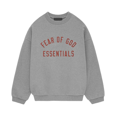 Fear of God Essentials Fleece Crewneck Dark Heather - 192BT246269F - View 1 | Next Step