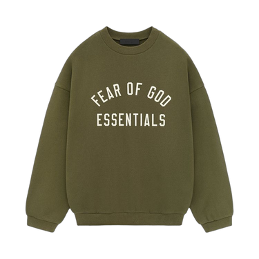 Fear of God Essentials Fleece Crewneck Military - 192BT246265F - View 1 | Next Step