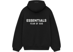 Fear of God Essentials Fleece Hoodie FW24 Black (Oversized)