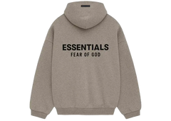 Fear of God Essentials Fleece Hoodie FW24 Heather Grey (Oversized)